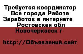 Требуется координатор - Все города Работа » Заработок в интернете   . Ростовская обл.,Новочеркасск г.